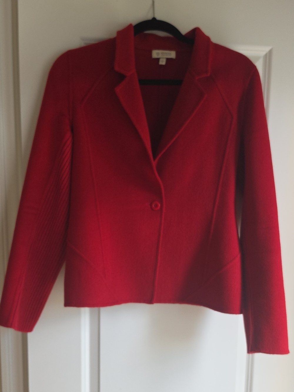 Kinross Red Tailored Single-Button Blazer